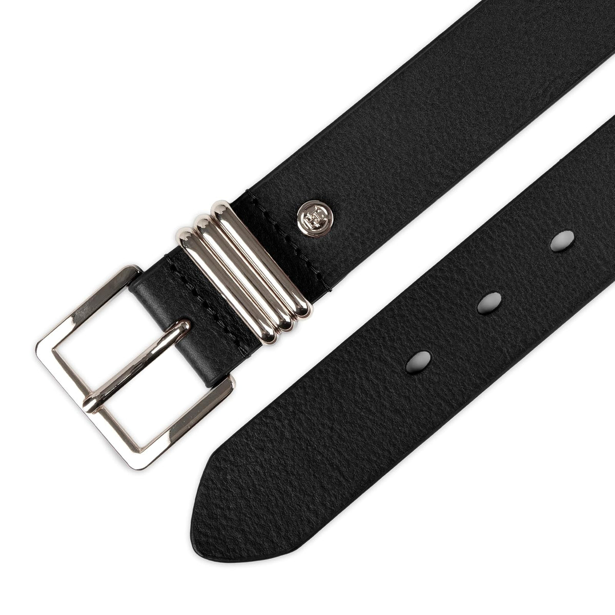 Tommy Hilfiger Triple Metal Loop Casual Belt Cinturón Mujer