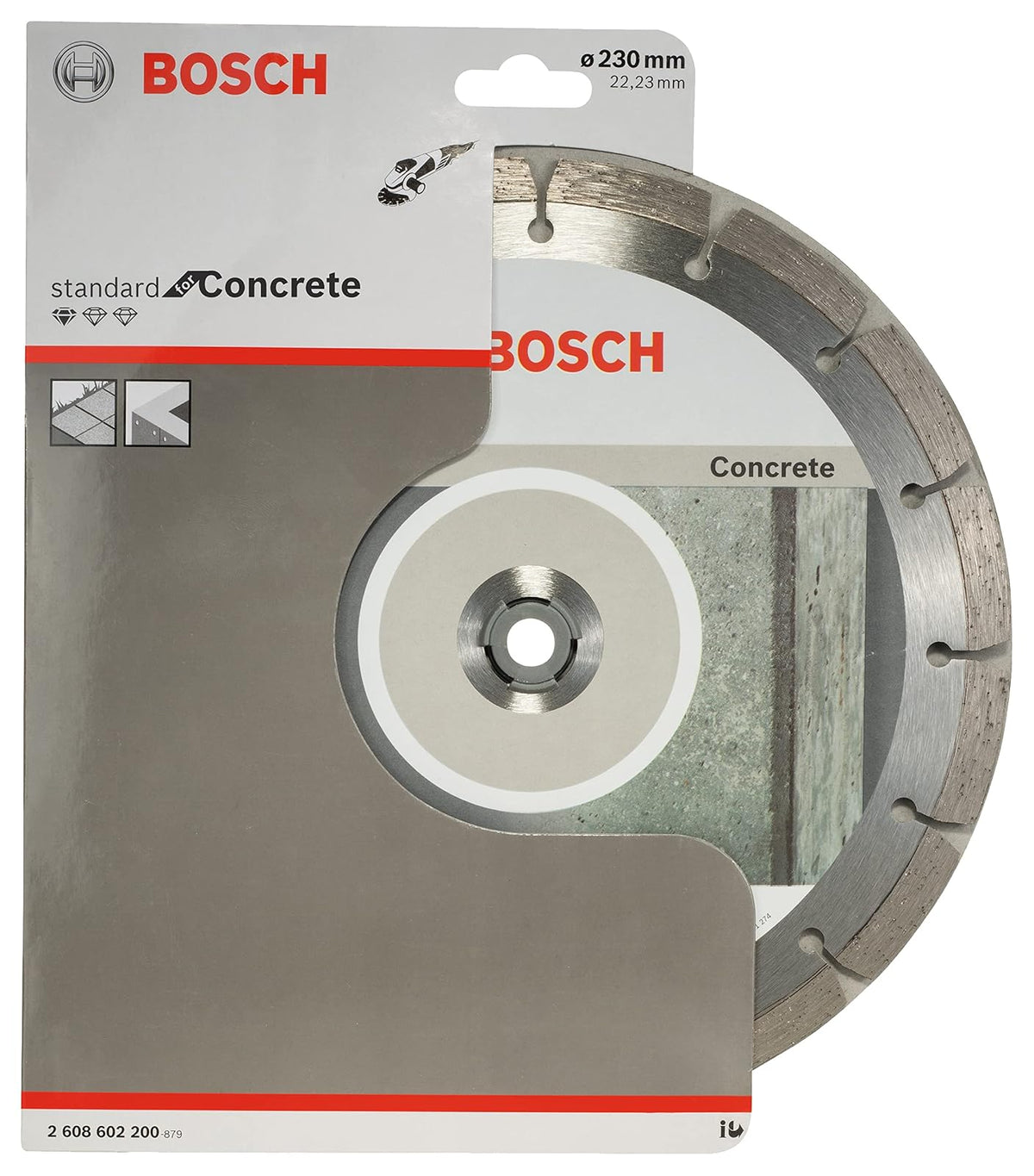 Bosch DISCO DIAM. | PROFESSIONAL | CONCRETO | SEGMENTADO | Para hormigón, Ø 230 mm, accesorio profesional amoladora angular grande