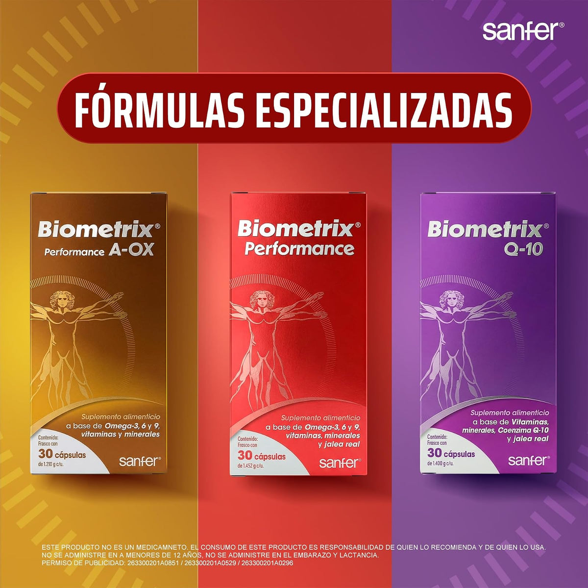 Biometrix A-OX | Zinc Magnesio Selenio | Magensio | Antioxidantes | Suplemento con Omega-3 6 9 | Vitaminas E C A | 30 Cápsulas