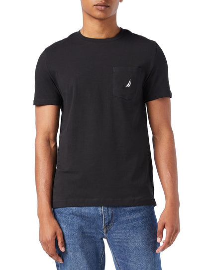 Nautica Playera con Bolsillo para Hombre - CH - Negro -