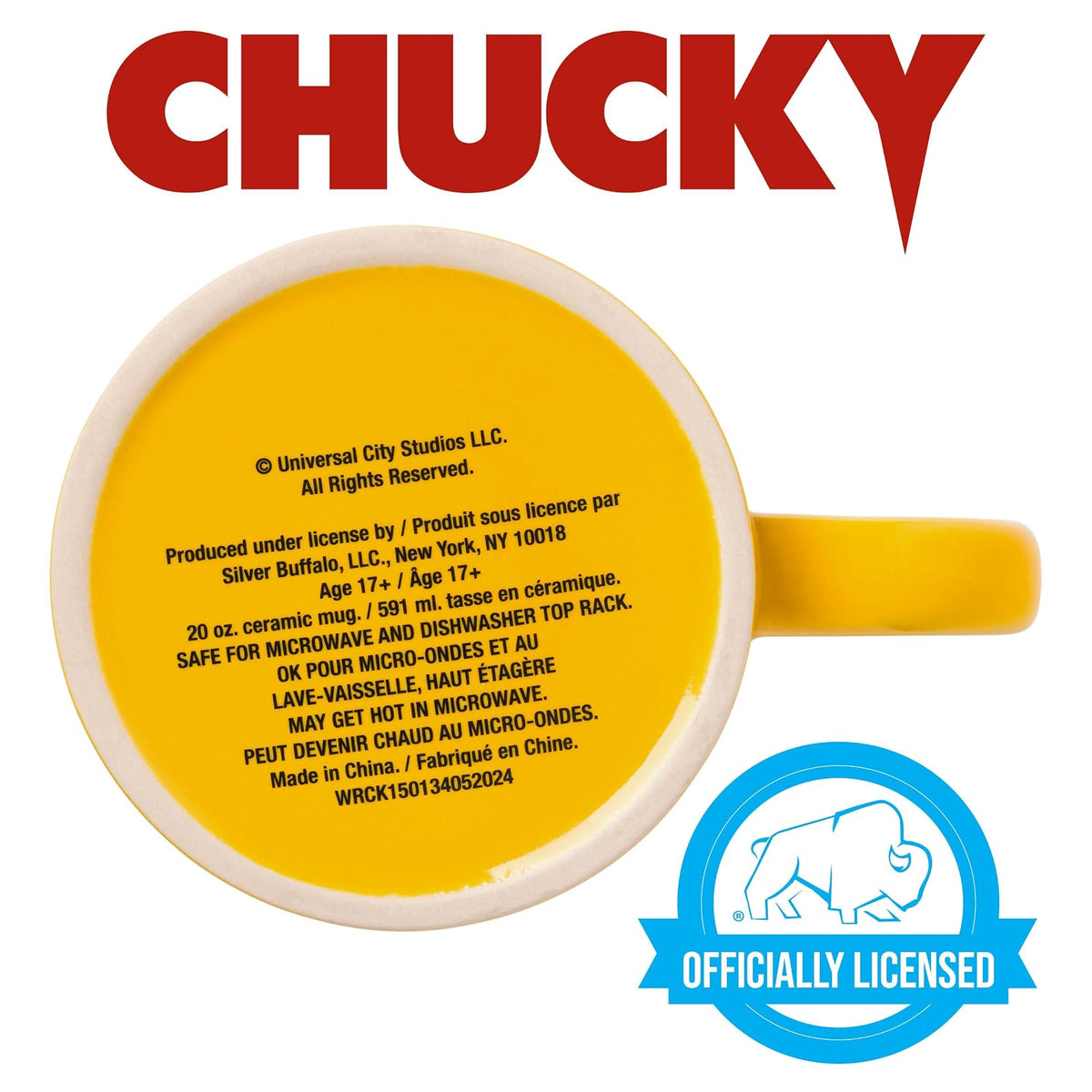 Silver Buffalo Chucky Horror "He Wants You as a Best Friend" Taza de cerámica, 20 onzas