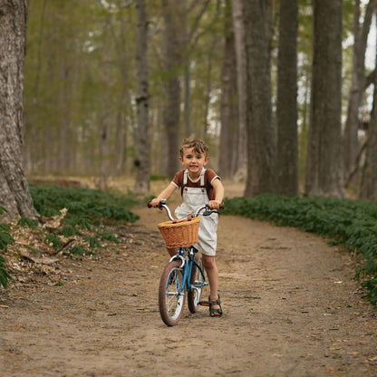 Retrospec Beaumont Mini Bicicleta Infantil de 16 Pulgadas para niños de 4 a 6 años con neumáticos de amortiguación, Frenos en V, Ruedas de Entrenamiento, Cesta y Campana para niños y niñas