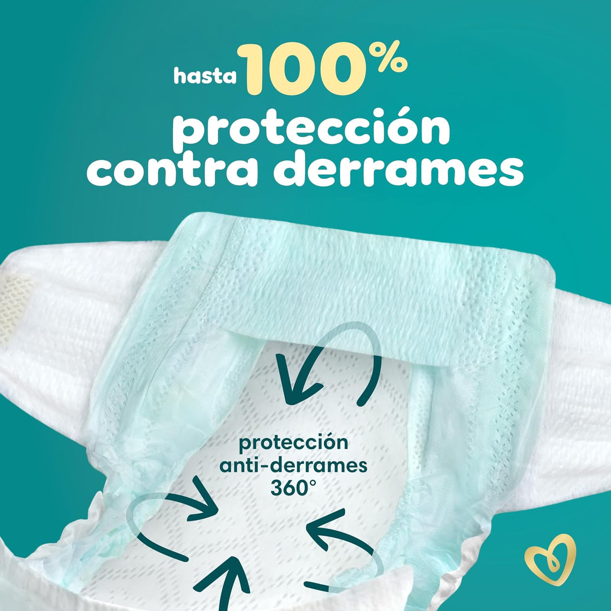 PAMPERS Swaddlers Pañales Desechables Unisex Etapa 5, 58 Uds, Bebé +12 Kg