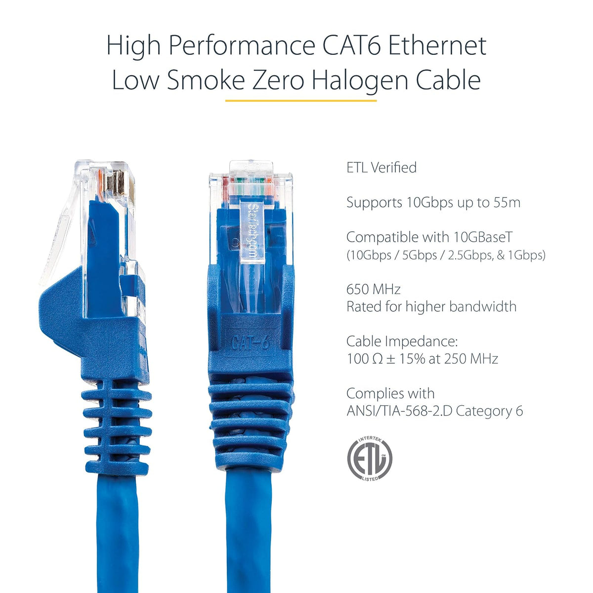Cable Ethernet CAT6 de 50 cm