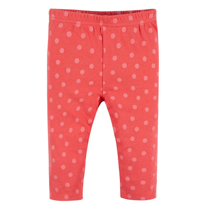 Gerber Estampado Set 4 Piezas: 2 Playeras, Falda y Legging para Bebé-Niñas