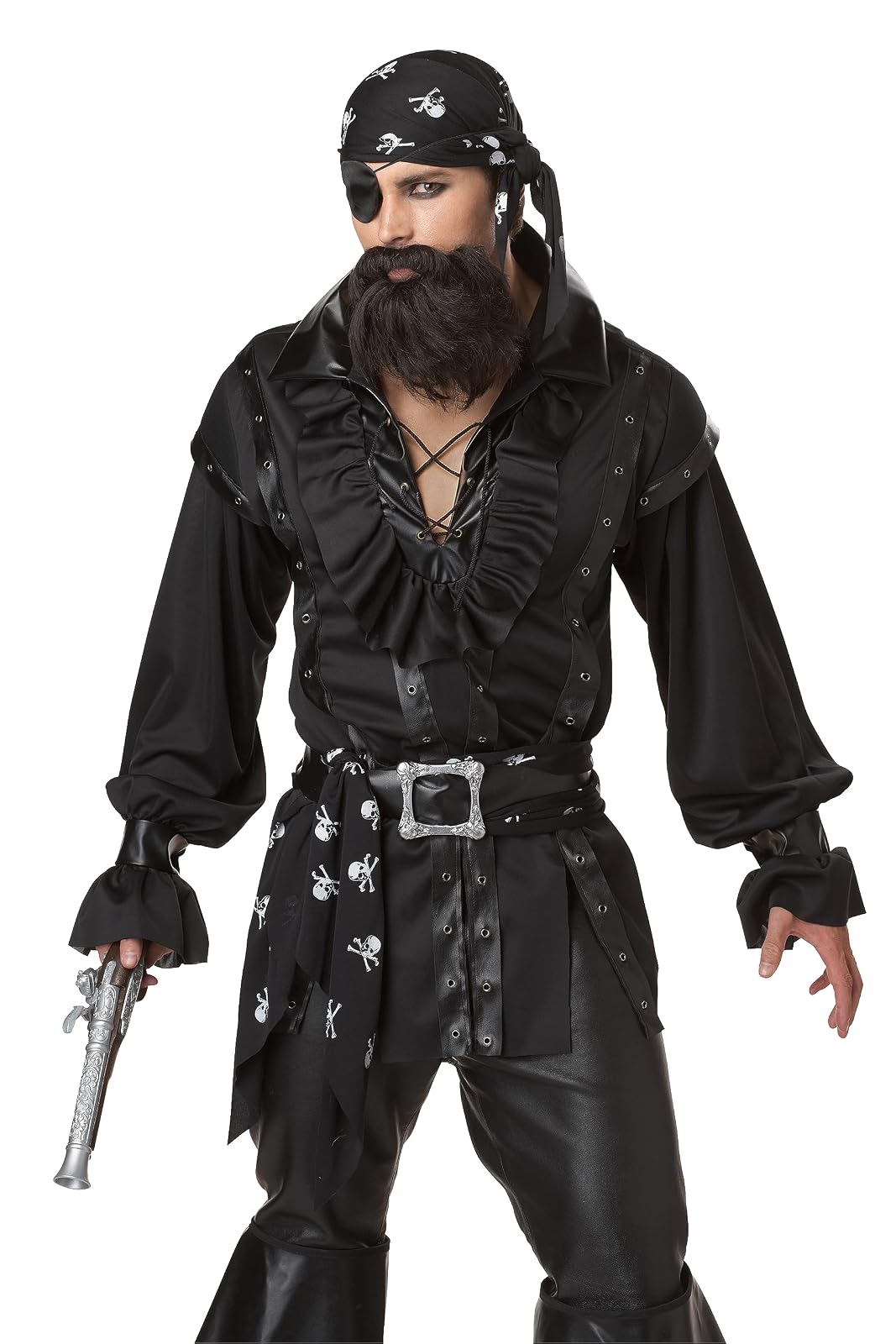 California Costumes Men's Plundering Pirate Adult, Black, Medium