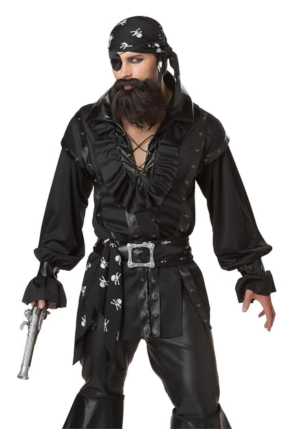 California Costumes Men's Plundering Pirate Adult, Black, Medium