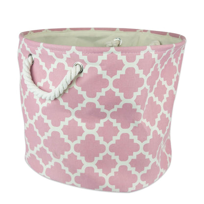 DII Home Essentials Poliéster, Gris, 1 - Rosa - Large Round