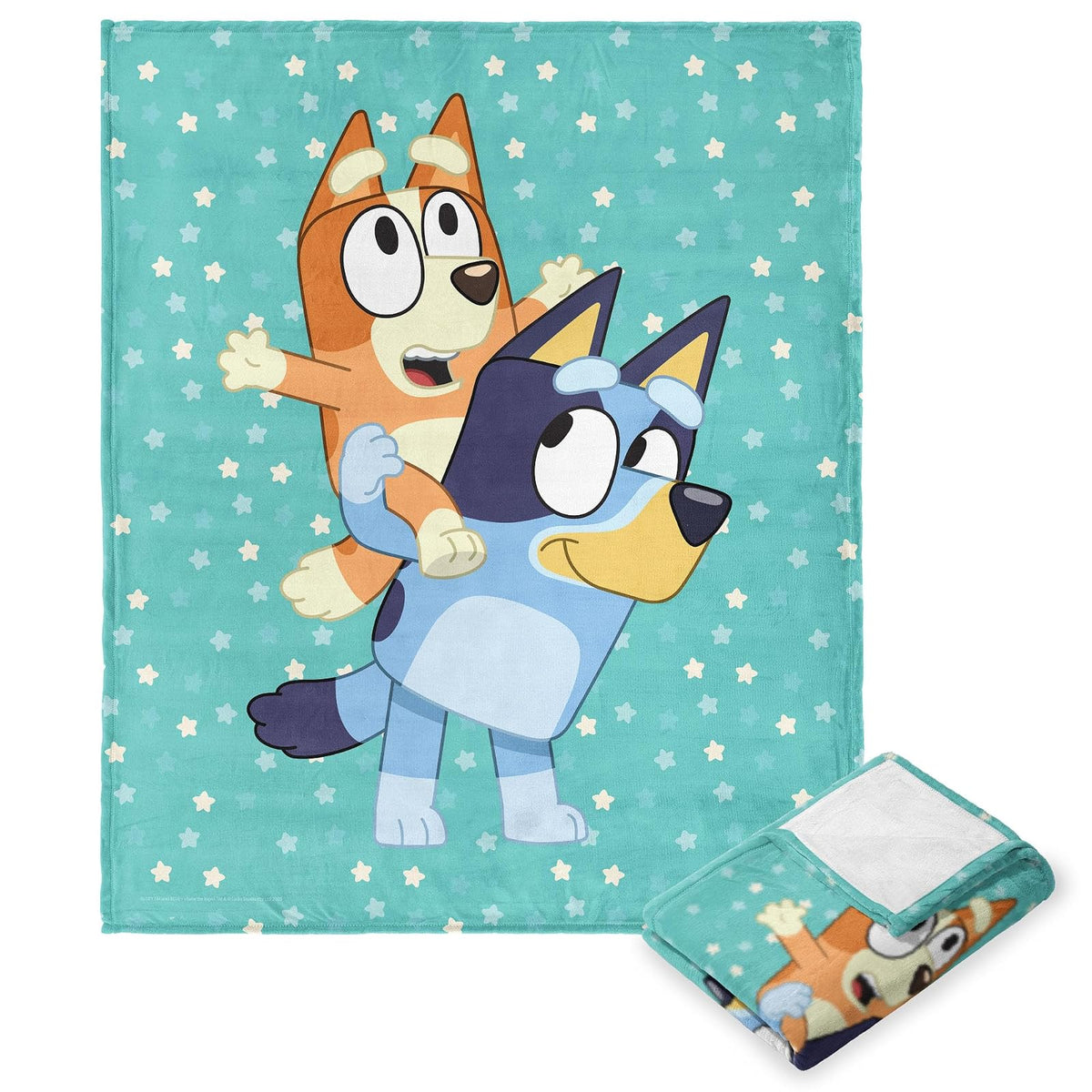 Northwest Bluey Manta de Tacto de Seda 50 x 60 Pulgadas - 1.27 m x 1.53 m - Gran juego
