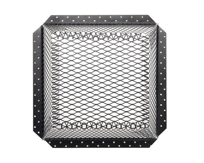 HY-C RVG1111G VentGuard - Protector de techo galvanizado, color negro, 16" x 16" x 6", Black with black top