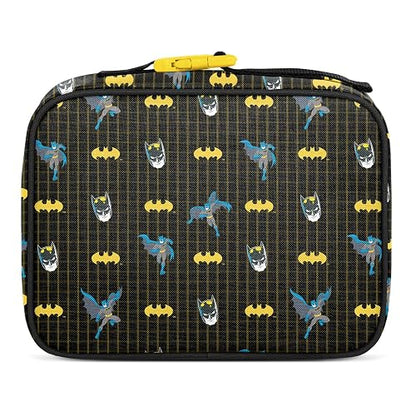 Simple Modern DC Comics - Lonchera para niños para la escuela, bolsa de almuerzo reutilizable con aislamiento para niños, niñas y niños, bolsillos exteriores e interiores | Colección Hadley | Iconos