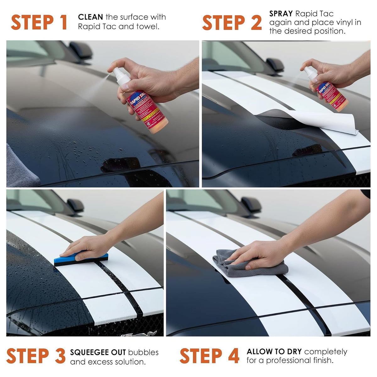 RapidTac Rapid Tac Vinyl Application Solution, 4. Fluid_Ounces