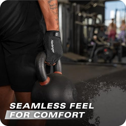 Power Gloves 3.0 - Guantes de levantamiento de pesas duraderos con cierre de muñeca ajustable, palma de piel transpirable, para hombre