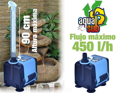AQUASUB Aqua-Kril 4207 Bomba Agua 450 L/H .90M 6.5W