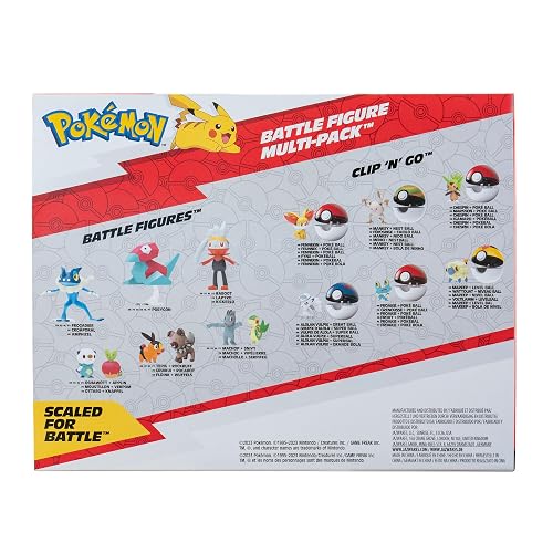 Pokemon - Paquete múltiple de Cifras de Batalla - 8 Unidades - Estilo 1