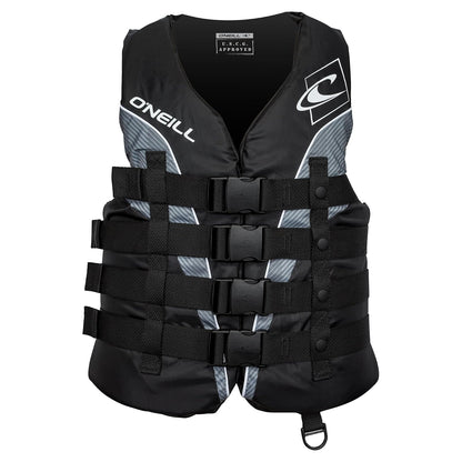 O'Neill Superlite USCG Chaleco Salvavidas para Hombre - Black - Black - Smoke:White - CH - O'Neill Men's Superlite USCG Life Vest