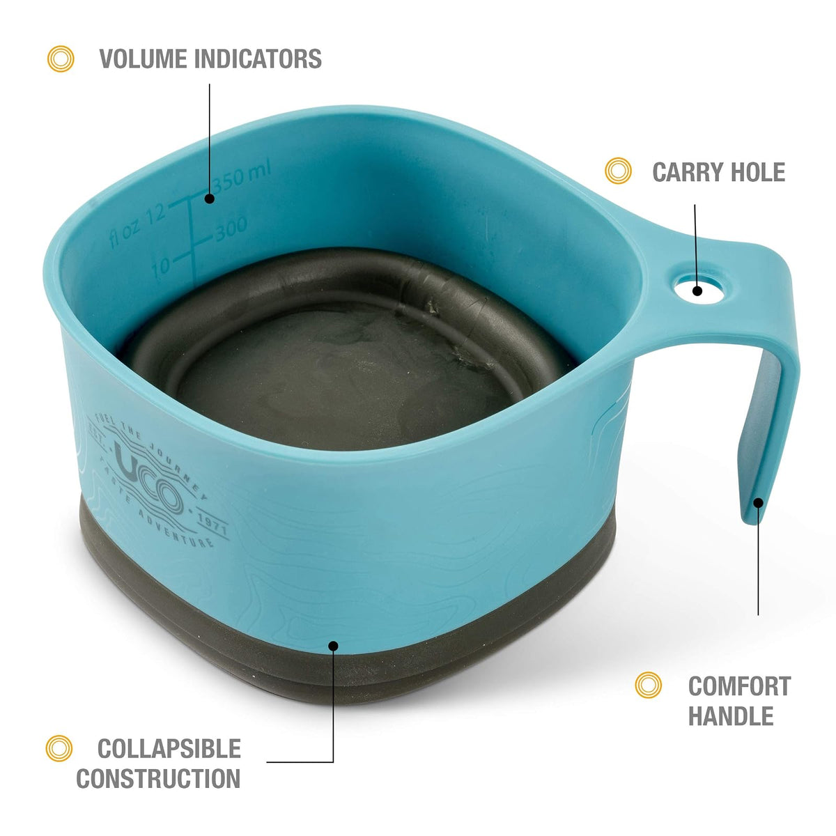 UCO Collapsible Cup for Hiking, Backpacking, and Camping
