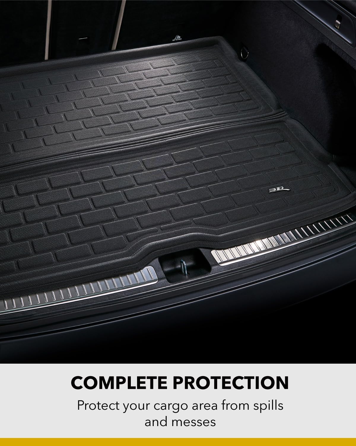 3D MAXpider Cargo - Alfombrilla para Todo Tipo de Clima, Ajuste Personalizado para determinados Modelos de Jeep Wrangler Unlimited - Hule Kagu (Gris), Buque de Carga, Gris