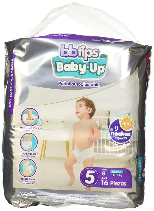 BBtips Pañal Autoajustable Baby Up.junior T5 96 Piezas