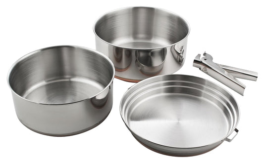 Chinook 41030 Plateau Cookset, acero inoxidable