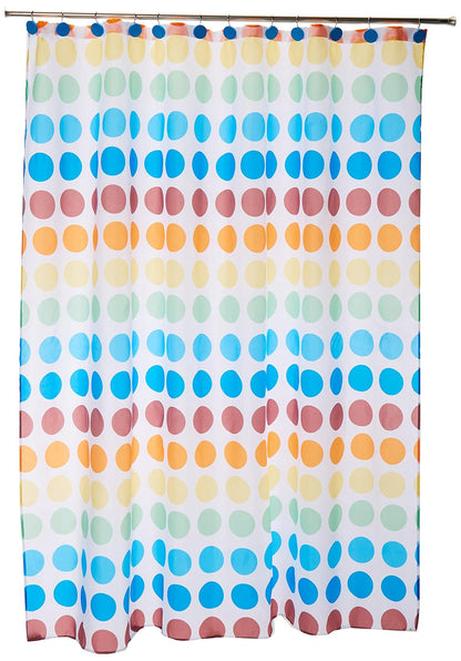 Art & Home HB-5725 Cortina de Poliéster con Ganchos