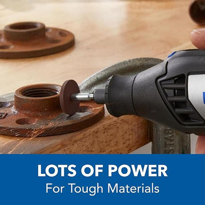Dremel 4000-2/32 Kit de herramientas rotativas de velocidad variable, grabador, pulidor y lijadora, perfecto para cortar, lijar, grabar, tallar en madera y pulir, 2 aditamentos y 32 accesorios