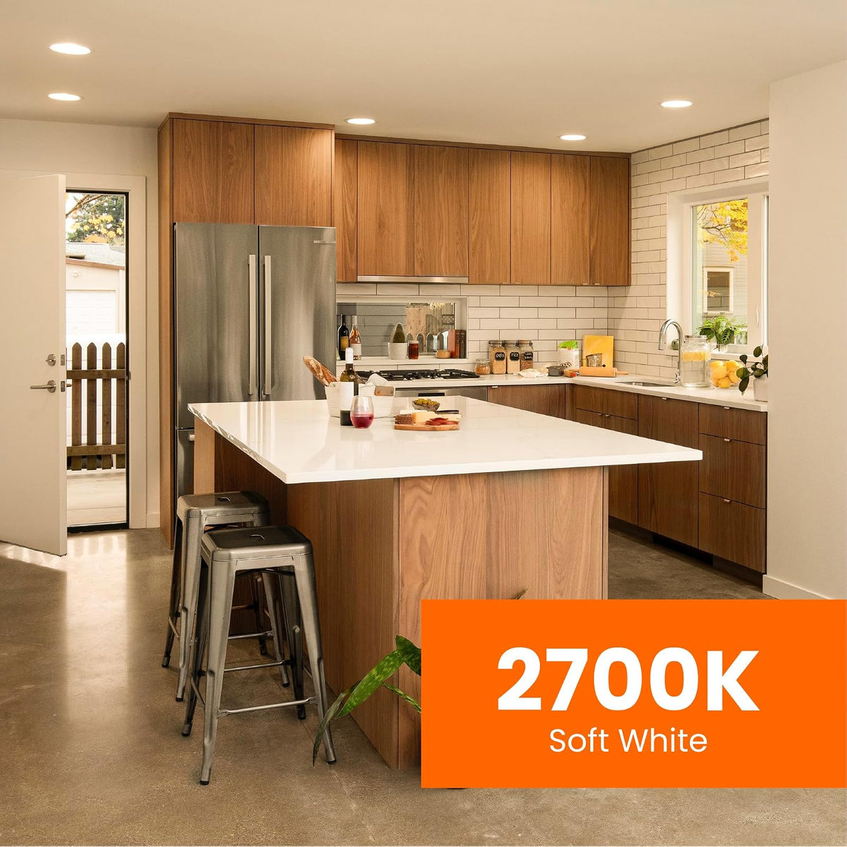 Feit Electric - Bombillas LED BR30, equivalente a 100 W, regulables, base estándar E26, 80 CRI, 1400 lúmenes, 2700 K, blanco suave, 120 V, 10 años de vida, clasificación húmeda, paquete de 6,