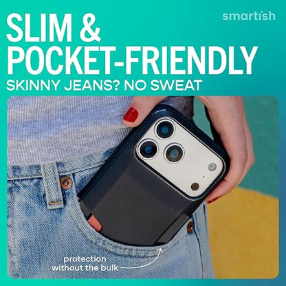 Smartish Wallet Slayer Vol. 1 Funda Tipo Portafolios para iPhone 2025 Pro MAX