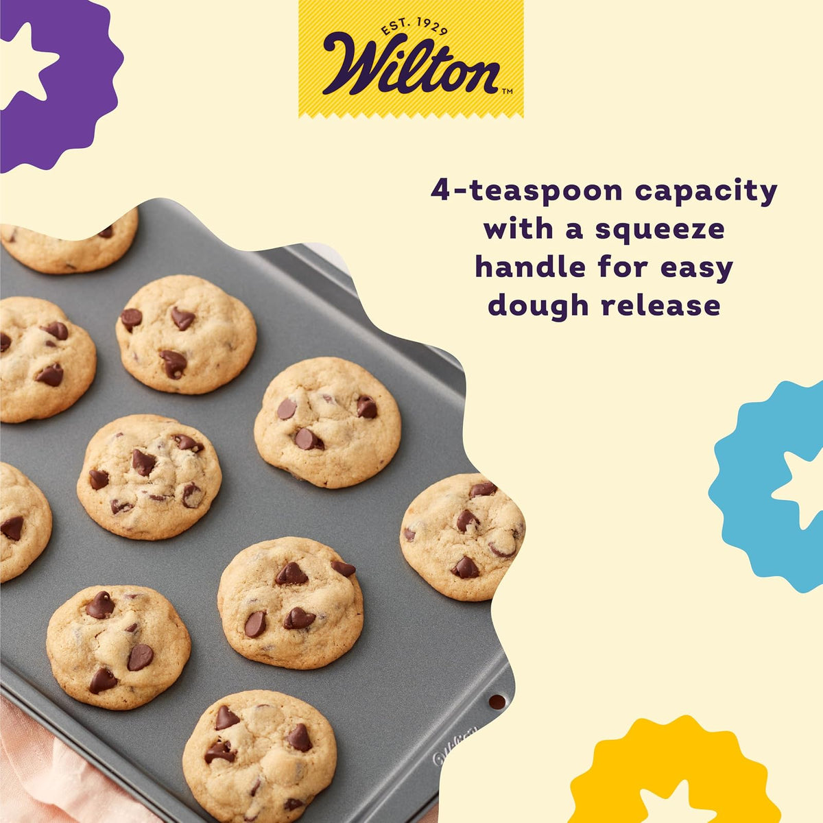 Wilton Cuchara para galletas (acero inoxidable), color plateado