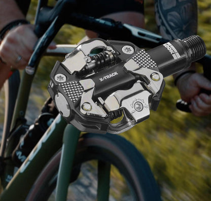 LOOK Cycle - Pedales de bicicleta X-Track MTB - Mecanismo SPD estándar compatible - Pedal sin clip