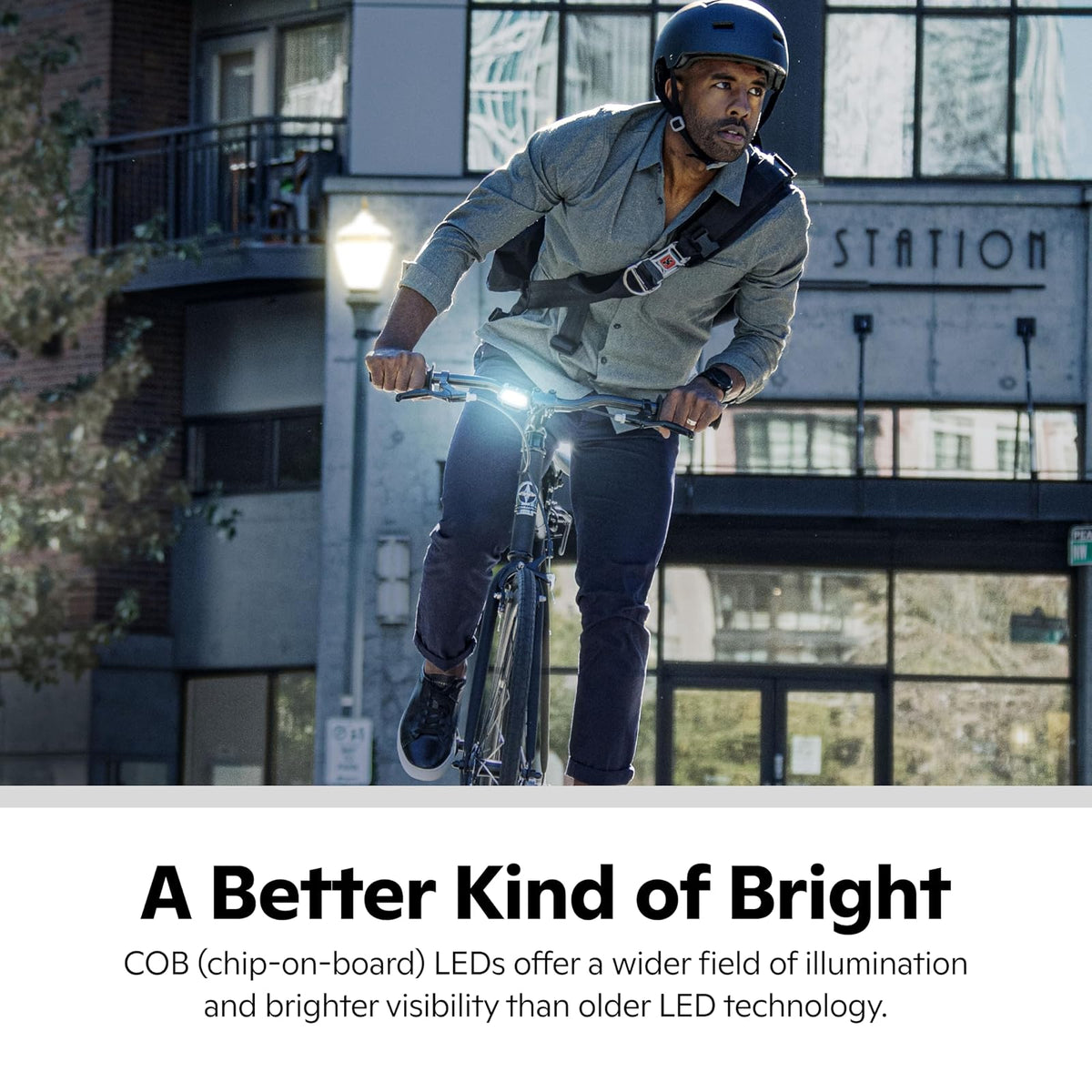 Schwinn - Juego de Luces LED para Bicicleta, Faros Delanteros Recargables por USB y luz Trasera Que Funciona con Pilas, con Correa de Silicona de Montaje sin Herramientas, Pieza de Bicicleta y