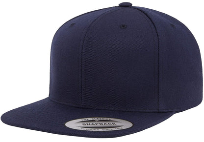 Yupoong Gorra con Cierre a presión. Sombrero para Unisex Adulto - marino - Talla Única