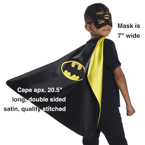 Rubie's - Set de superhéroes con licencia oficial de DC Comics, surtido (4 piezas), unisex, con máscaras y diademas, talla pequeña para niños