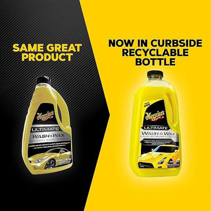 MEGUIAR'S - G17748 Ultimate Wash & Wax, cera, 48 onzas