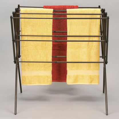Household Essentials - Tendedero Extensible Plegable para Interiores, Bronce, Almacenaje, 1