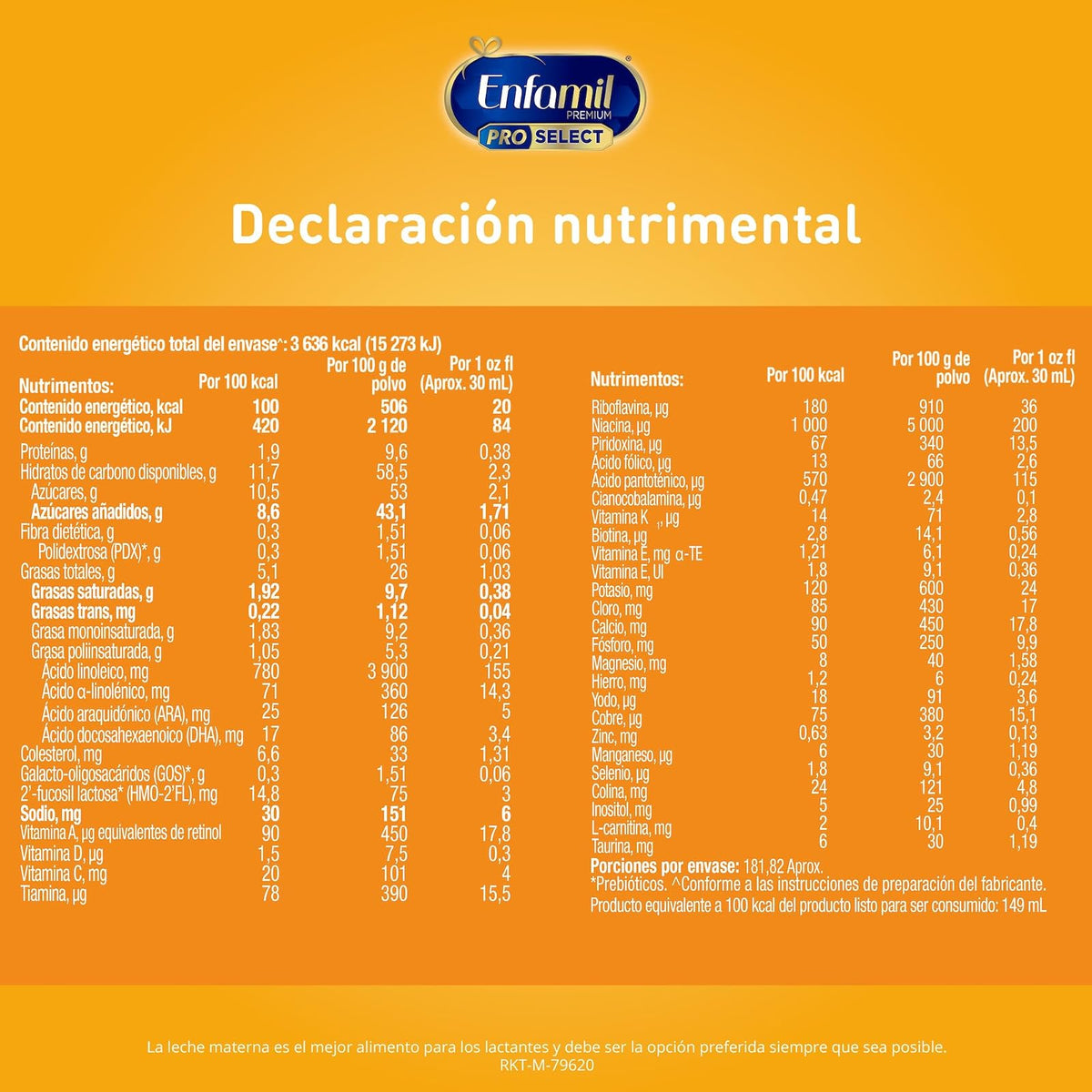 Enfamil Etapa 1 Fórmula Infantil Lata 800 g
