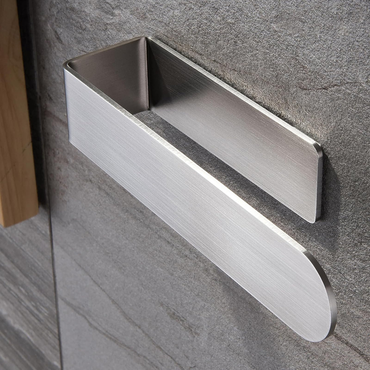 Taozun Soporte para Toallas de Mano/Anillo de Toalla de Mano – Barra de Toalla de baño autoadhesiva en la Pared, Acero Inoxidable Sus 304 Cepillado