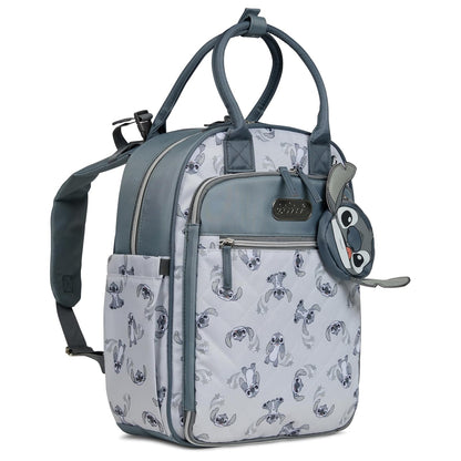Disney Mochila para Pañales con Cambiador, 16 Pulgadas, Personajes Clásicos - Stich I