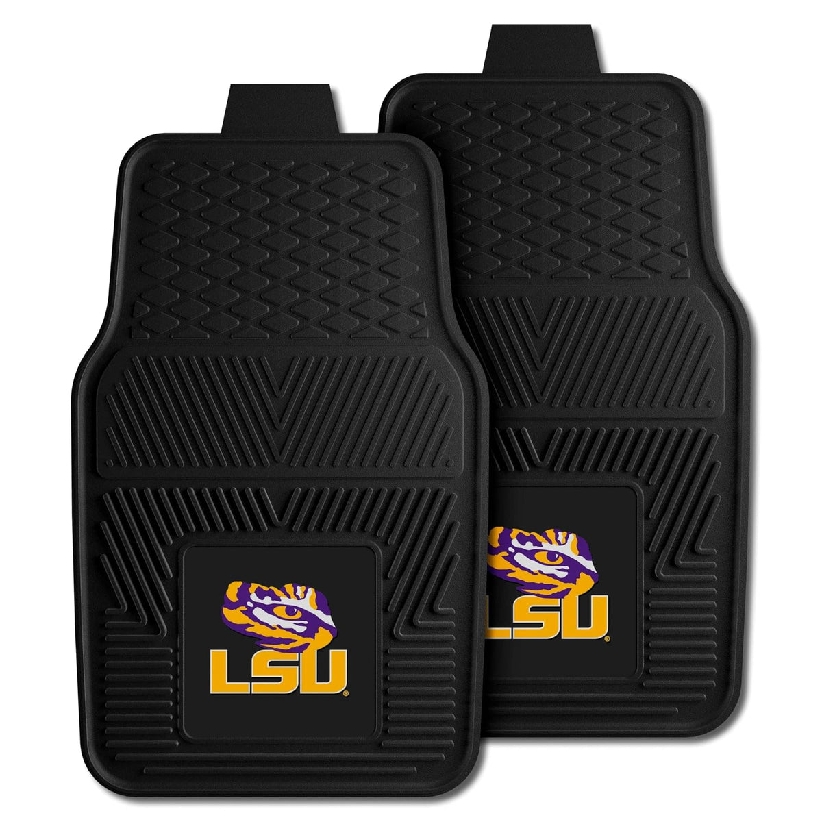 FANMATS NCAA Louisiana State University Tigers - Tapete de Vinilo Resistente para Automóvil