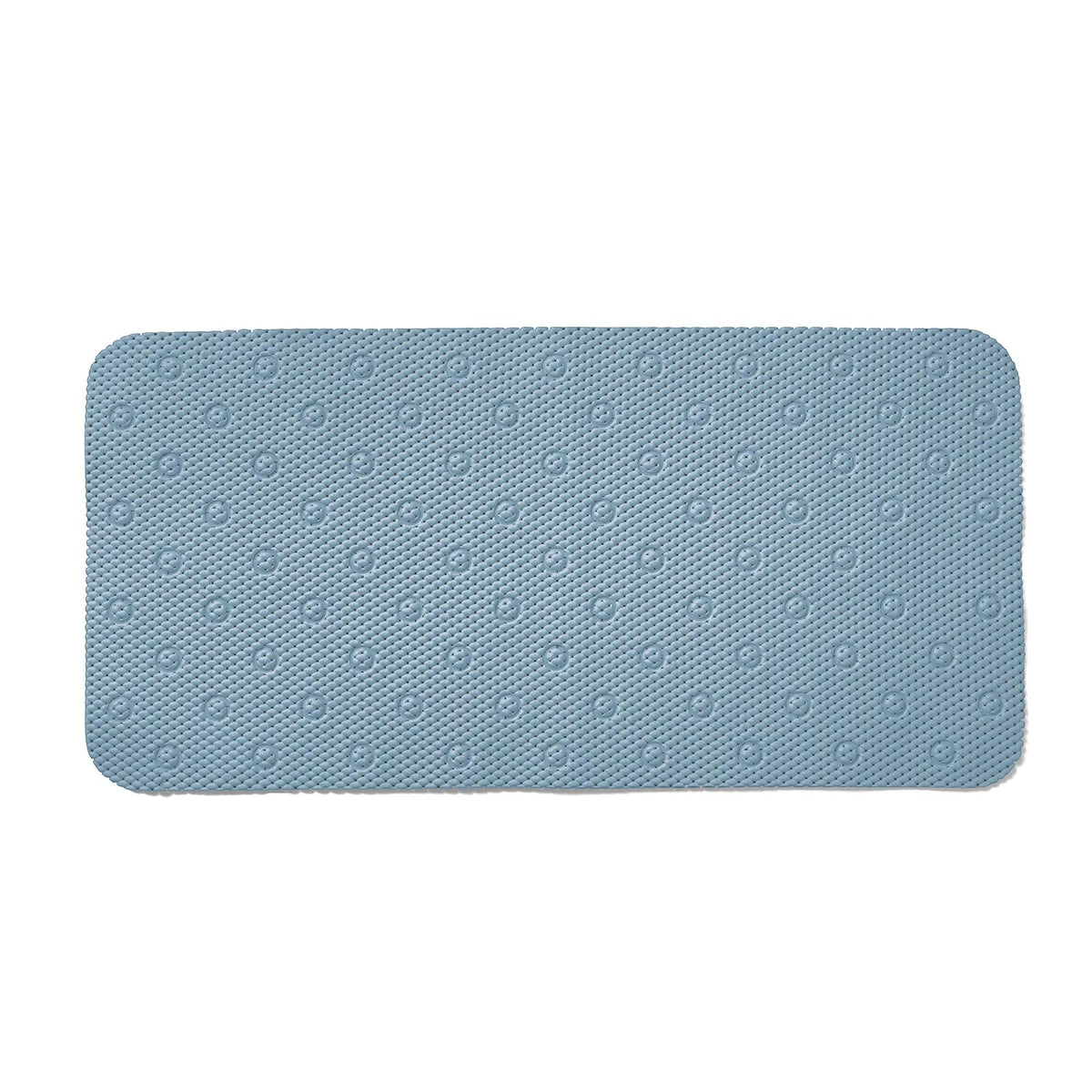 RAYEN | Alfombrilla de Baño | 45 x 91 cm | Uso en Baño y Regadera | Textil | Antideslizante y Absorbente | Color: Azul