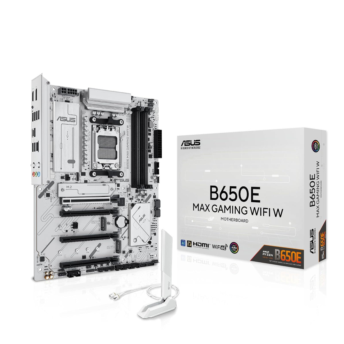ASUS Prime B850-PLUS WiFi Tarjeta Madre AMD AM5 ATX DDR5 - B650E|DDR5|M.2 x3|WiFi 6E|PCB blanco - B650E|White|M.2x3|WiFi6E