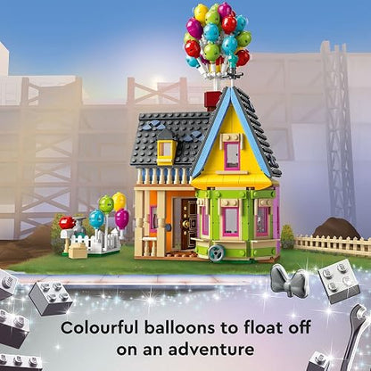 LEGO Set de Juguetes de construcción Disney y Pixar 43217 Casa de “Up”; Regalo Inspirado en la película para Fans a Partir de 9 años (598 Piezas)