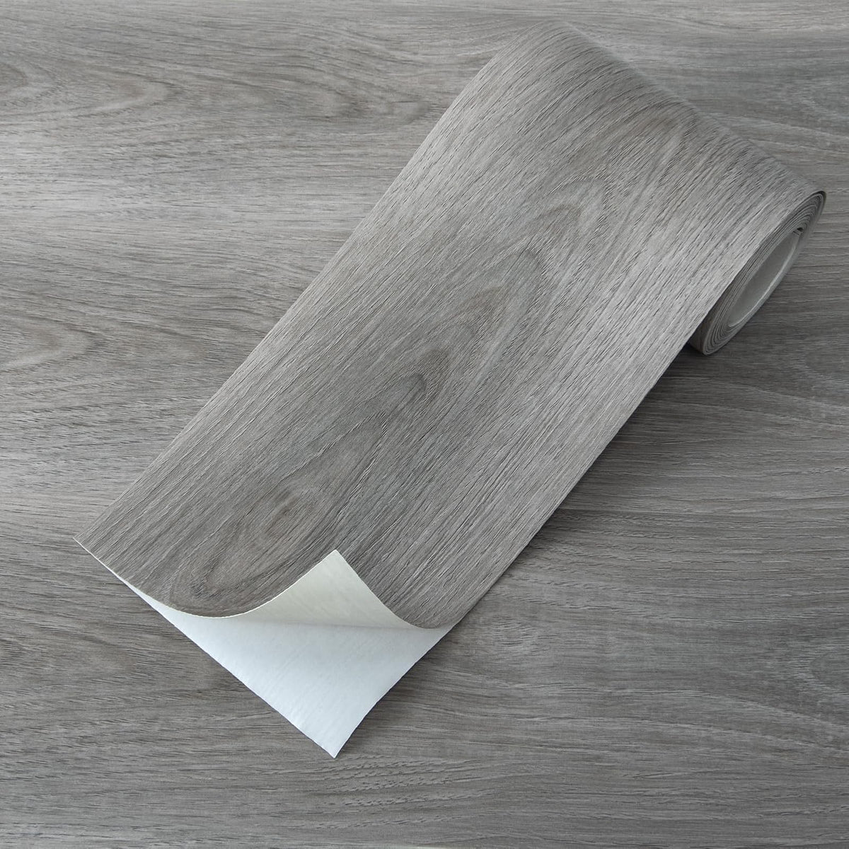 Art3d - Azulejos de piso de 15 pies cuadrados para despegar y pegar, 10 piezas de lujo para pisos de vinilo con aspecto de madera, calcomanía e impermeable para recámara, sala de estar, cocina, gris - Gris