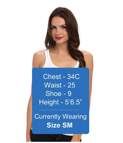 Splendid Camiseta sin Mangas de canalé 1x1 para Mujer