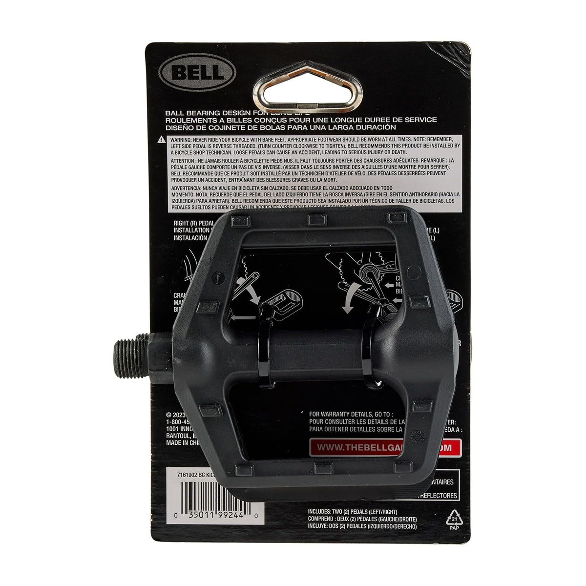 BELL Kicks 450 9/16" Pedales de Bicicleta