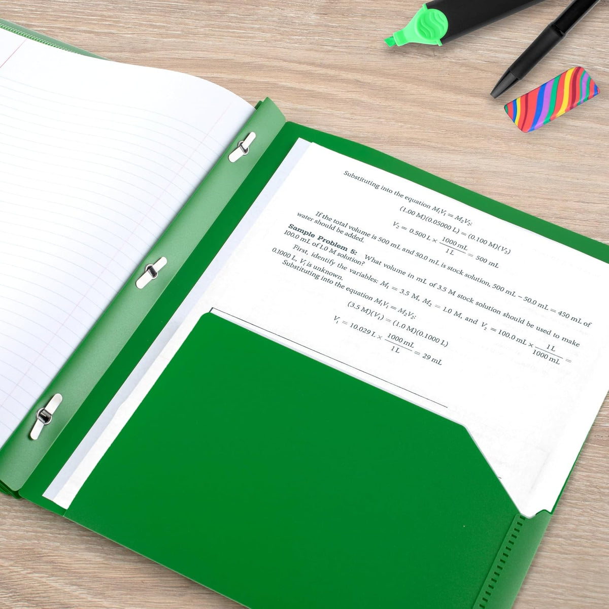 Five Star - Carpeta de 2 bolsillos + aplicación de estudio, paquete de 4, carpetas de plástico con cierres de punta y cubierta transparente personalizable, capacidad para papel de 8-1/2 x 11 pulgadas