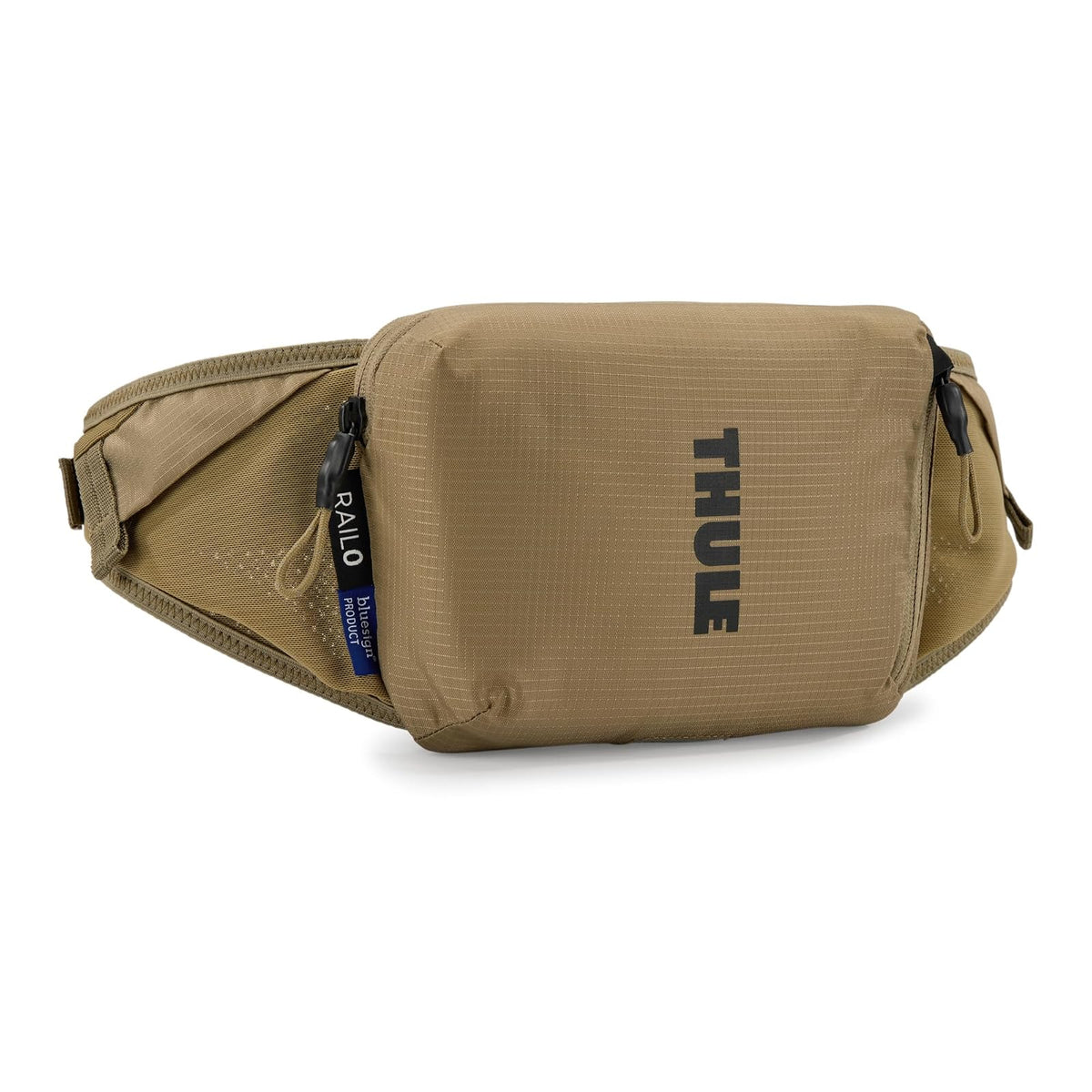 Thule Rail Cangurera 0.5L | Almacenamiento de Herramientas y Accesorios, Espacio para Celular - 0.5L - Caqui