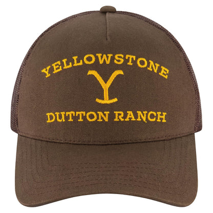 Concept One Yellowstone Adjustable Snapback Mesh Snapback Trucker Hat with Curved Brim Gorra de béisbol Unisex Adulto