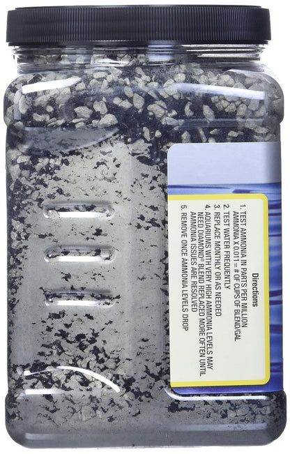 Marineland PA0392 Diamond Blend Activated Carbon/Ammonia Neutralizing Crystals, 50-Ounce, 1417-Gram