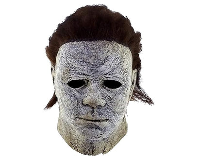 Máscara de Oficial de Michael Myers, Máscaras de Asesino Serial de Pelicula de Halloween Ideal para Fiestas de Disfraces
